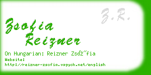 zsofia reizner business card